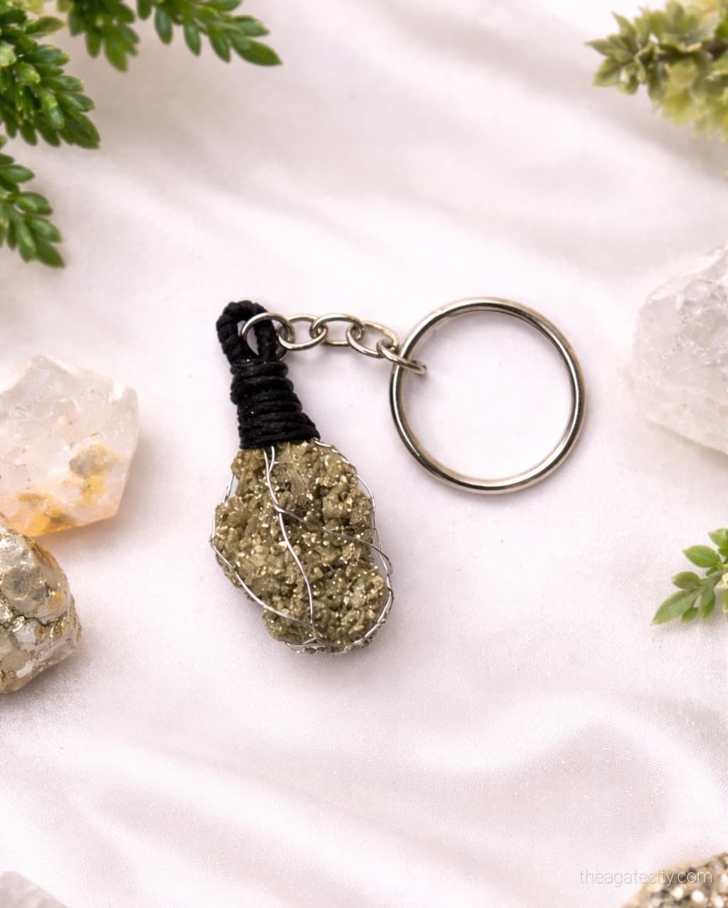 Pyrite Raw Keychain  - 1