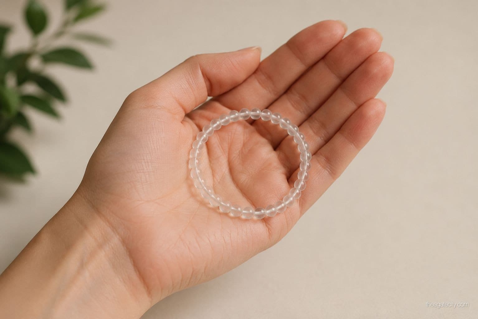 White Bracelete Transparent - 1