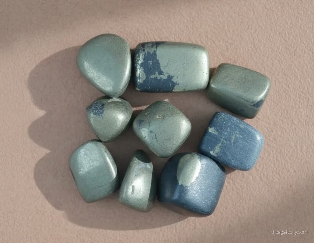 Natural Pyrite Tumble Stone - 2