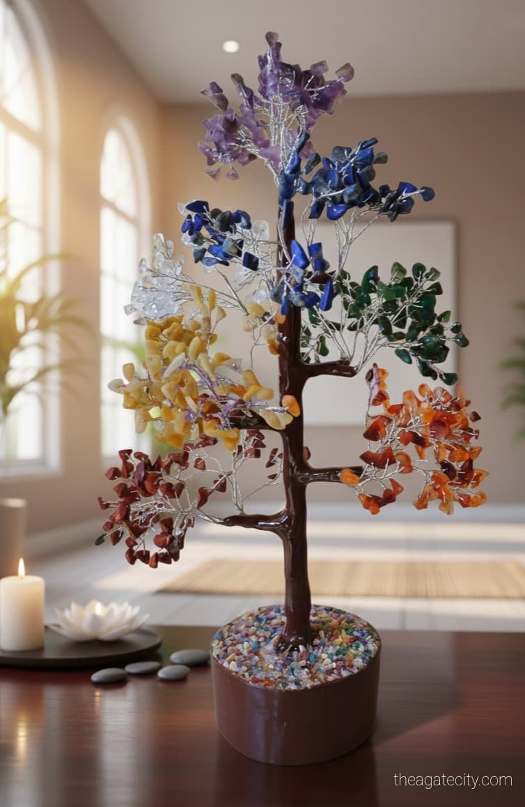7 Chakra Crystal Tree - 1000 Beads