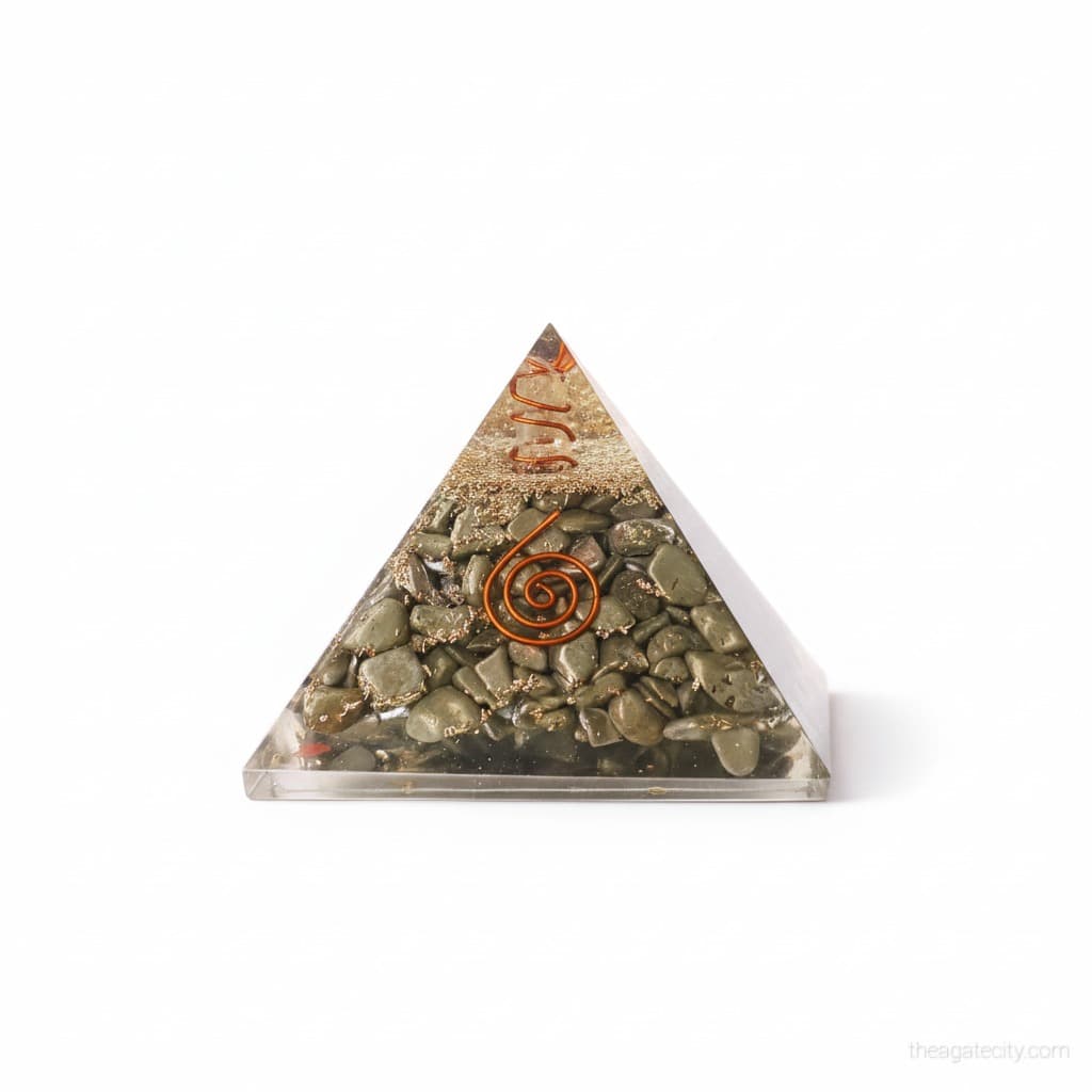 Organ Pyrite Pyramid-Best Quality - 2