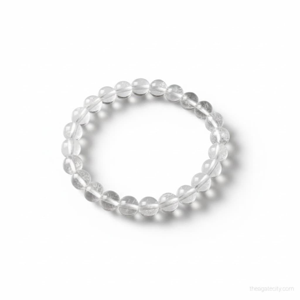 Natural Clear Quartz Beads Bracelet - 3