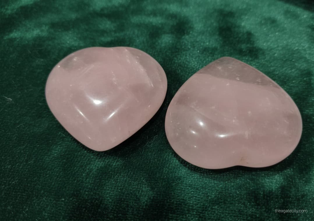 Rose Quartz Crystal Heart