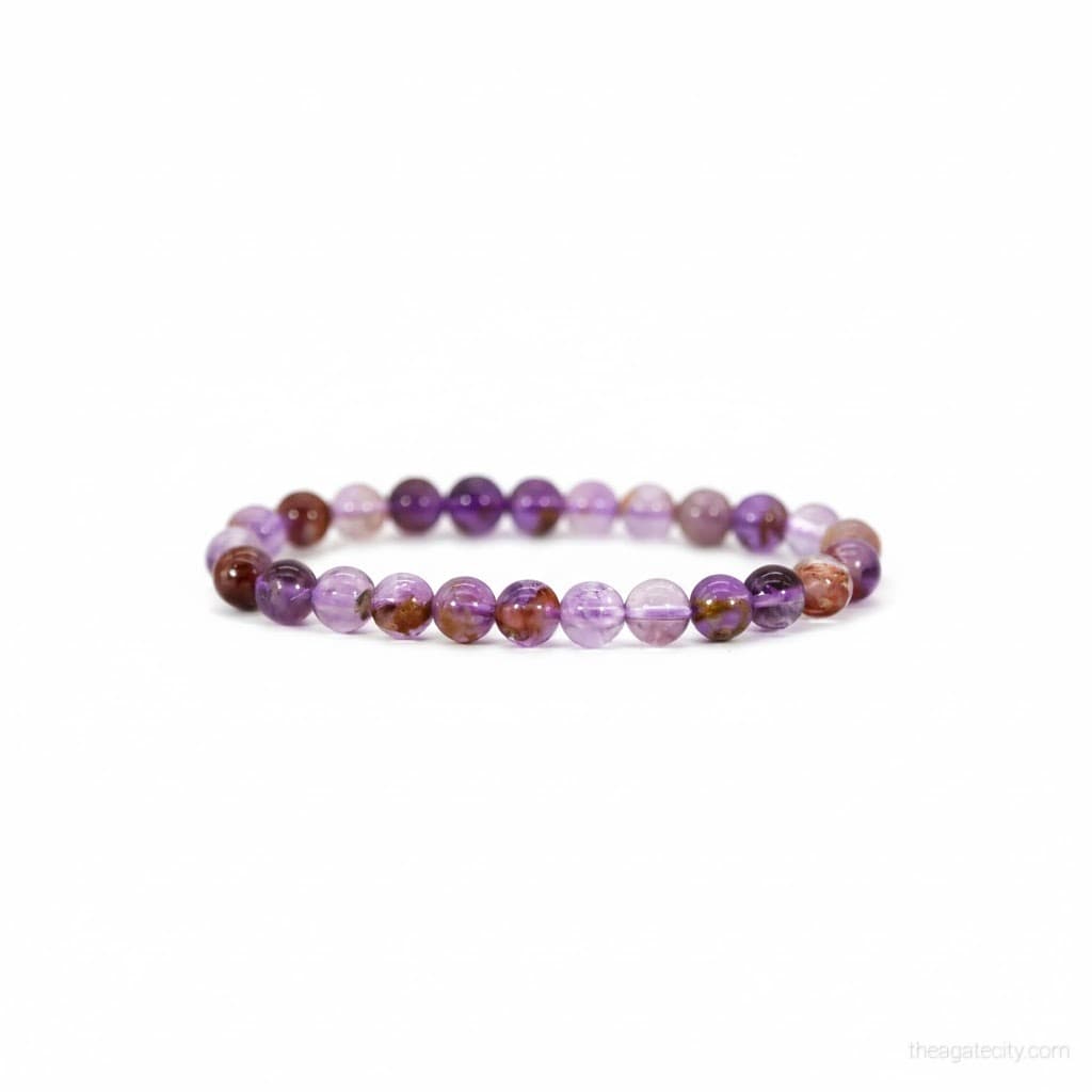 Natural Ametrine Beads Bracelet 8MM Size Stretchable - 2