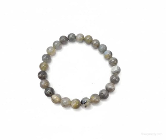 Natural Labradorite Stone 8Mm Size Bracelet