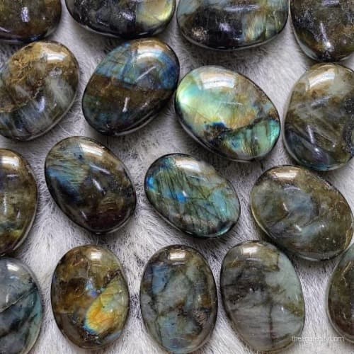 Labradorite Palm Stone | Natural Polished Crystal | Unique Gift - 2
